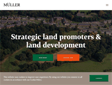 Tablet Screenshot of muller-property.co.uk